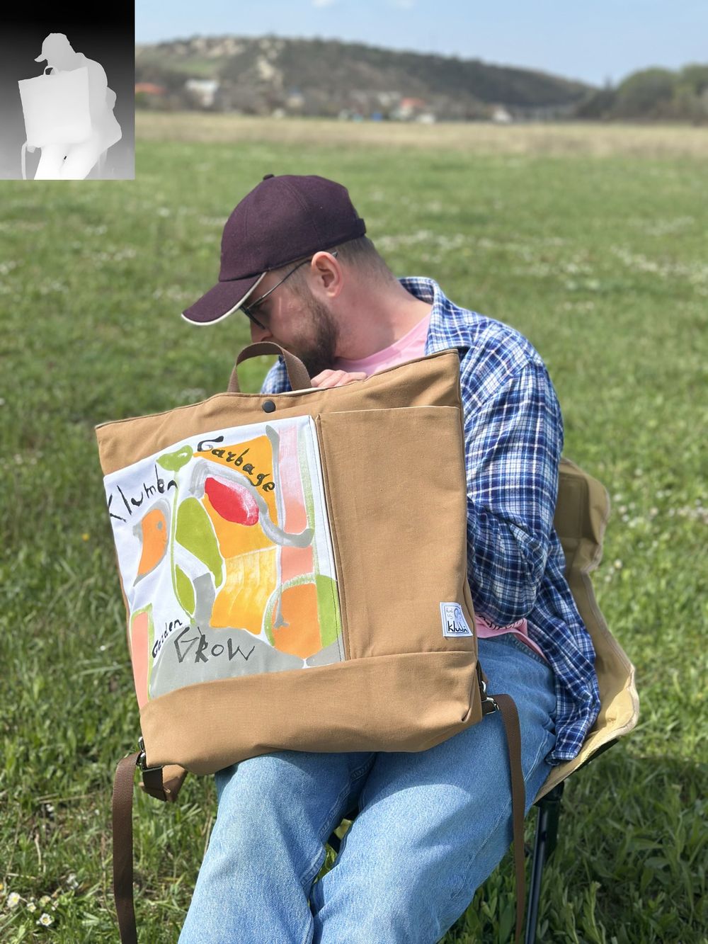 Рюкзак Klumba Garbage Backpack 002 коричневый