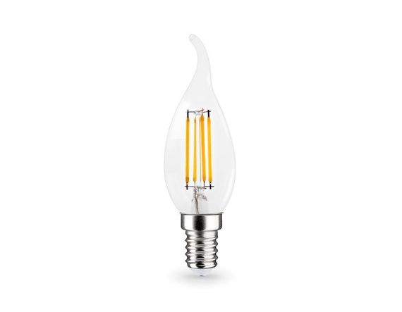Лампа светодиодная Свеча на ветру CF35 11W 4000K Ambrella light Bulding 351124