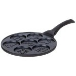 СКОВОРОДА AGNESS «ЗИМНЯЯ ЗАБАВА» ДЛЯ ОЛАДИЙ С АНТИПРИГАР.ПОКРЫТИЕМ ДИАМЕТР=26.5 СМ.(КОР=6ШТ)