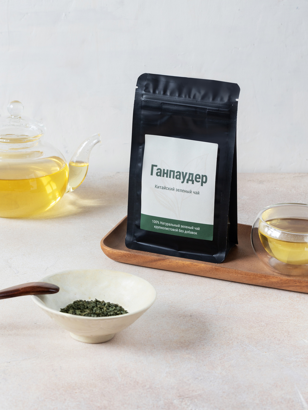 Чай зеленый - Ганпаудер 3505 - пакет 100 гр