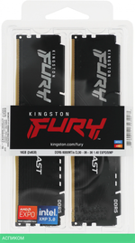 Оперативная память Kingston Fury Beast Black Expo 16Gb (KF560C30BBEK2-16)