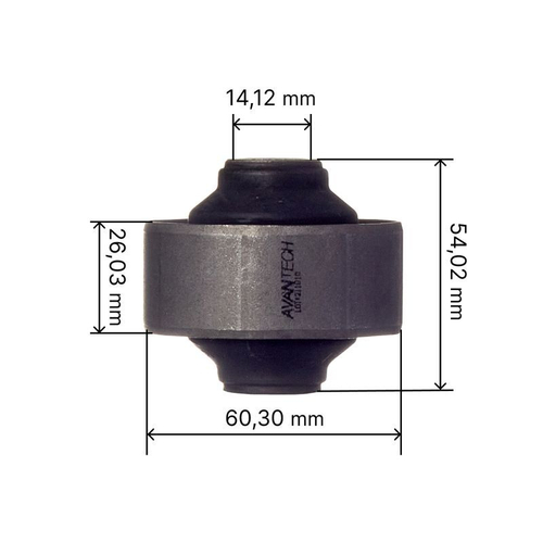 Сайлентблок переднего нижнего рычага, задний Avantech ASB0511
