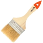 Кисть плоская Slimline 3» (75 мм), натуральная щетина, деревянная ручка Sparta