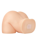 Телесный мастурбатор-полуторс с вибрацией Shake That Ass