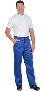 Брюки   рабочие Васильковые