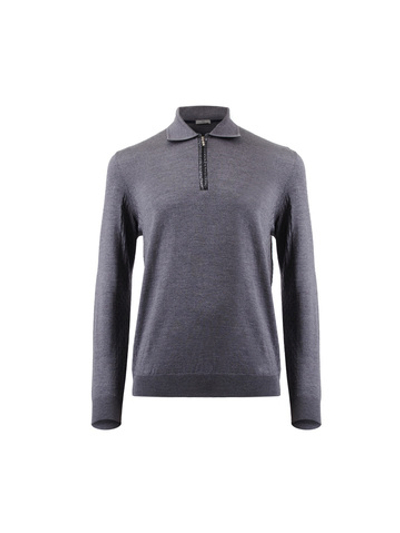 Поло с длинным рукавом на молнии Atelier Portofino