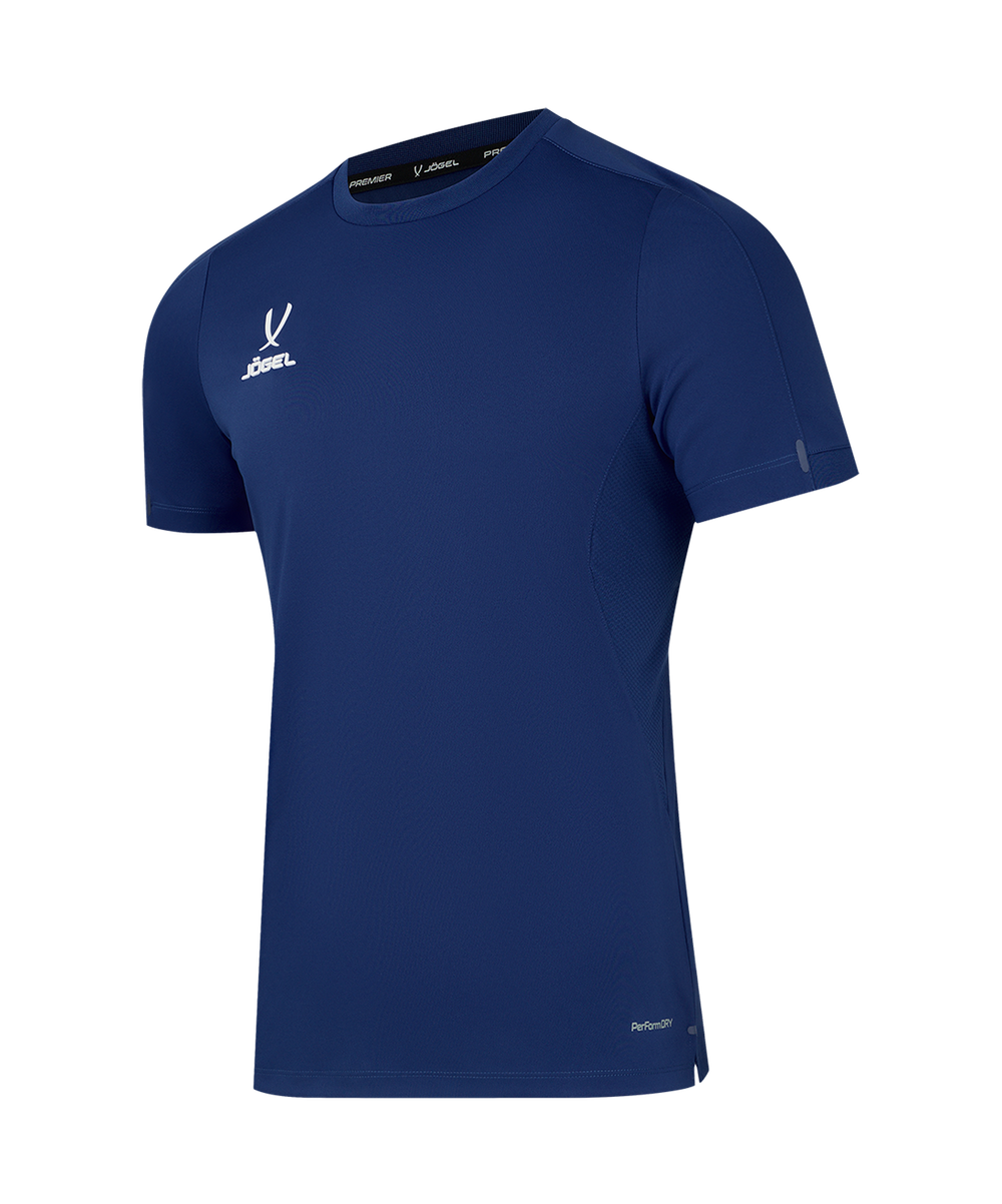 Футболка тренировочная JÖGEL PREMIER PerFormDRY Training Poly Tee, темно-синий