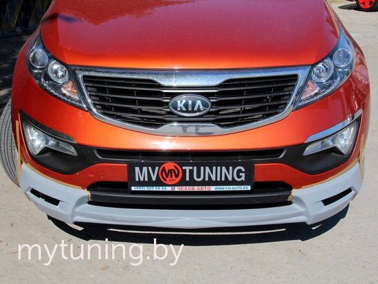 Накладка JSW переднего бампера для Kia Sportage III