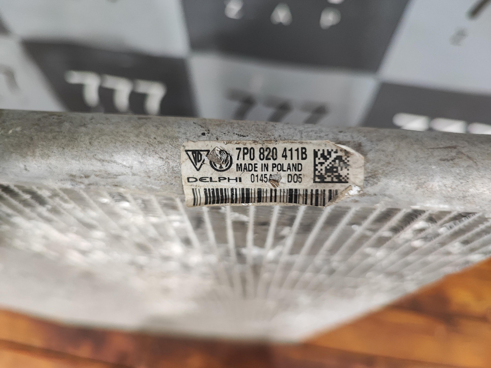 Радиатор кондиционера Volkswagen Touareg 2 10-18 Б/У Оригинал 7P0820411B