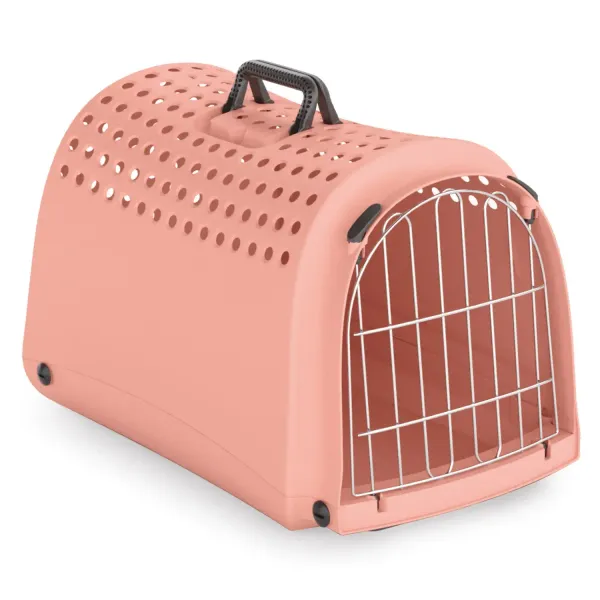 Переноска IMAC LINUS 2ND LIFE для кошек и собак 52,5х32х34,5см цвет коралловый