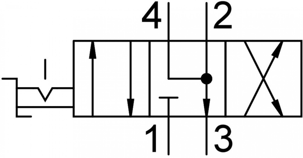 VHER-H-B43E-G14 Распределитель с ручным управлением