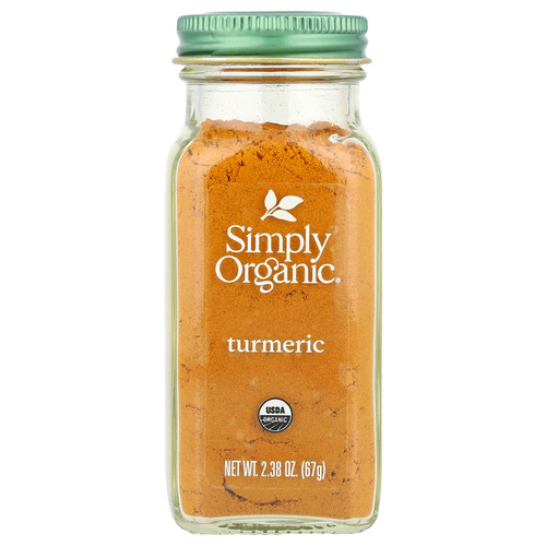 Simply Organic, куркума, 67 г (2,38 унции)