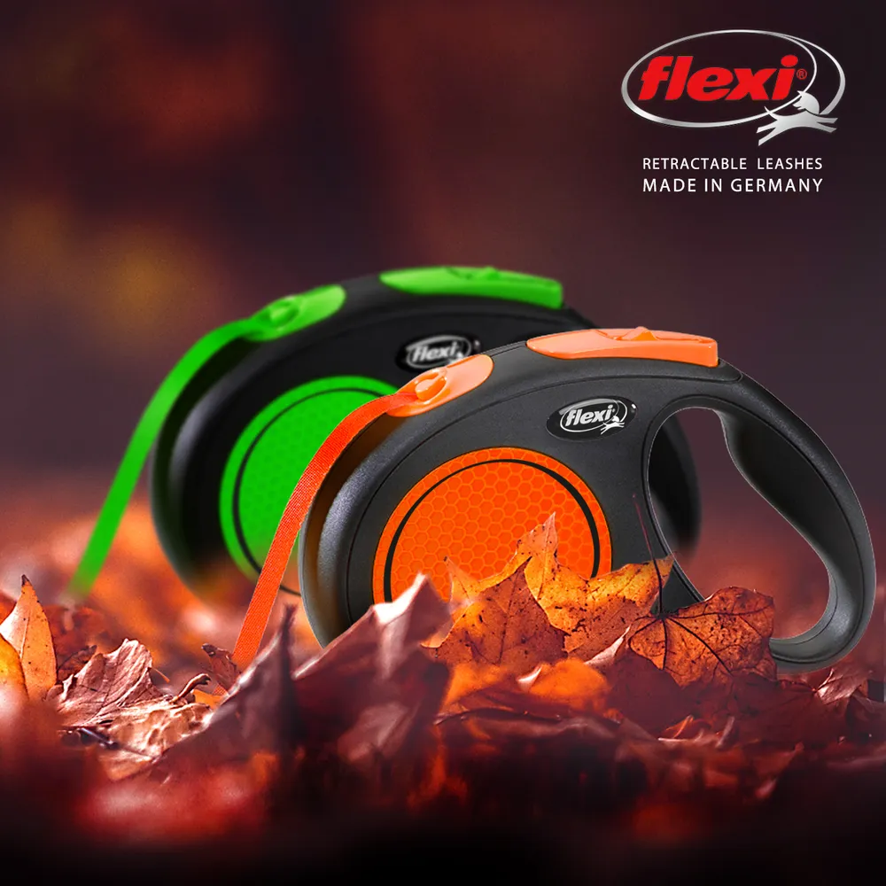 Рулетка Flexi Limited Edition New Neon M (до 25 кг) лента 5 м, оранжевый неон Рулетка Flexi Limited Edition New Neon M (до 25 кг) лента 5 м, оранжевый неон