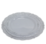 Тарелка Complement пластиковая белая Silver Elegance d=250мм 6 шт/упак