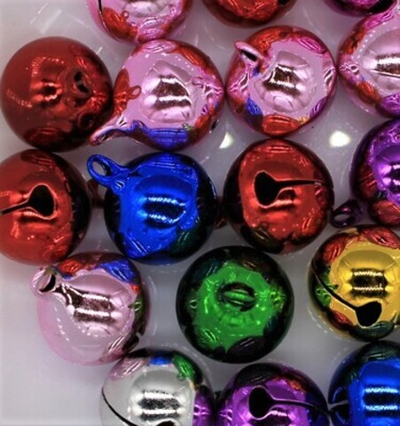 Бубенцы металл 18 мм, мультиколор