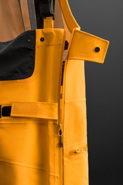 ZARA НЕПРОМОКАЕМЫЙ ЛЫЖНЫЙ КОМБИНЕЗОН, ЖЕЛТЫЙ