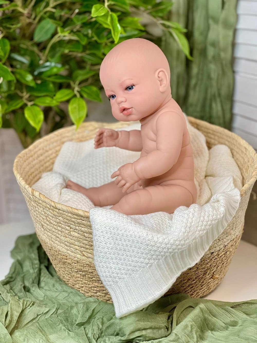 Кукла Berbesa 42см RECIEN NACIDO с подушкой в пакете (5115RK)