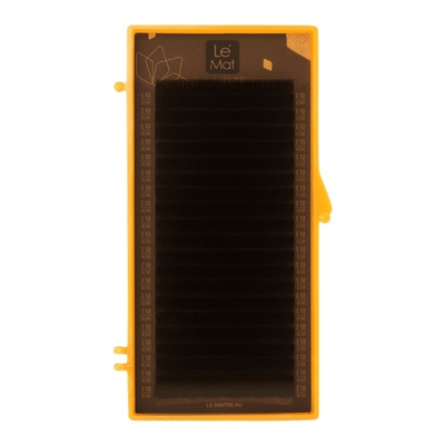 Ресницы коричневые Truffle Le Maitre "Bronze" 20 линий C 0.10 MIX 7-13 mm