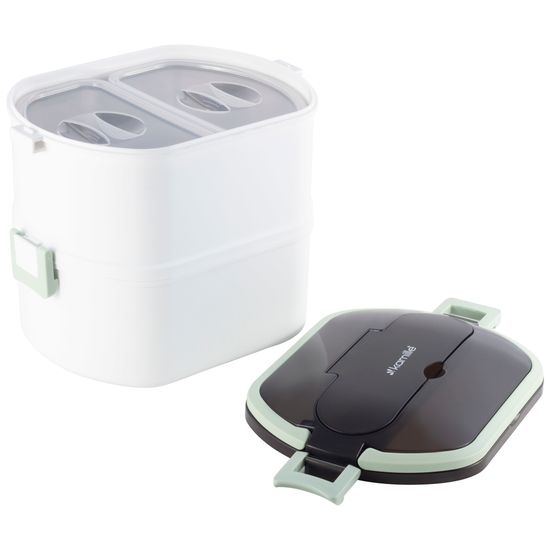 Ланч бокс 1500 мл. Kamille KM 2139 (пластик, нержавеющая сталь)