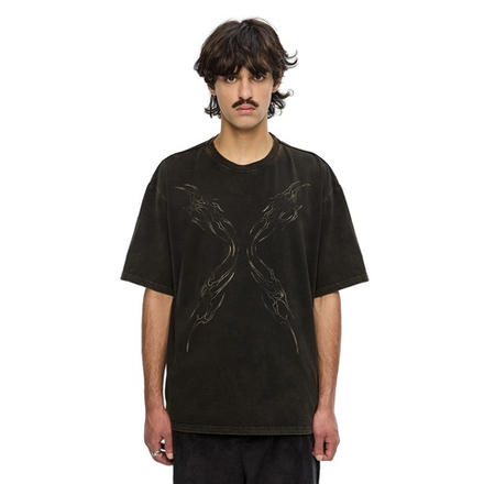 Футболка ВОЛЧОК OBLIQUE Черный