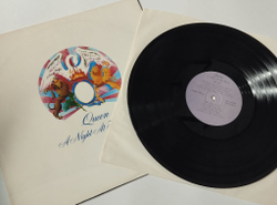 Винтажная виниловая пластинка LP Queen A Night At The Opera (Россия 1994) Bohemian Rhapsody