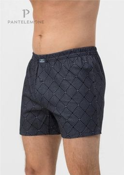 Трусы мужские семейные Pantelemone PMB-426, геометрия темно-серая