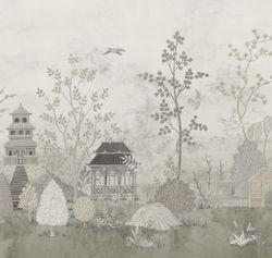 Панорама Сад уединения панно