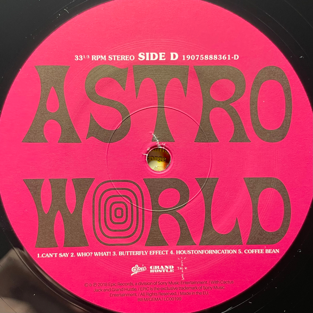 Travis Scott – Astroworld 2LP (Европа 2018г.)