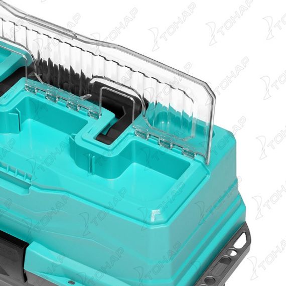 Ящик для снастей NISUS Tackle Box трехполочный бирюзовый (N-TB-3-Т)
