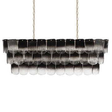 Подвесная люстра 20*E14 10482/1200R Smoke золото/дымчатый Gradient LOFT IT