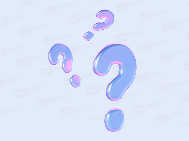 3D вопросительный знак в PNG