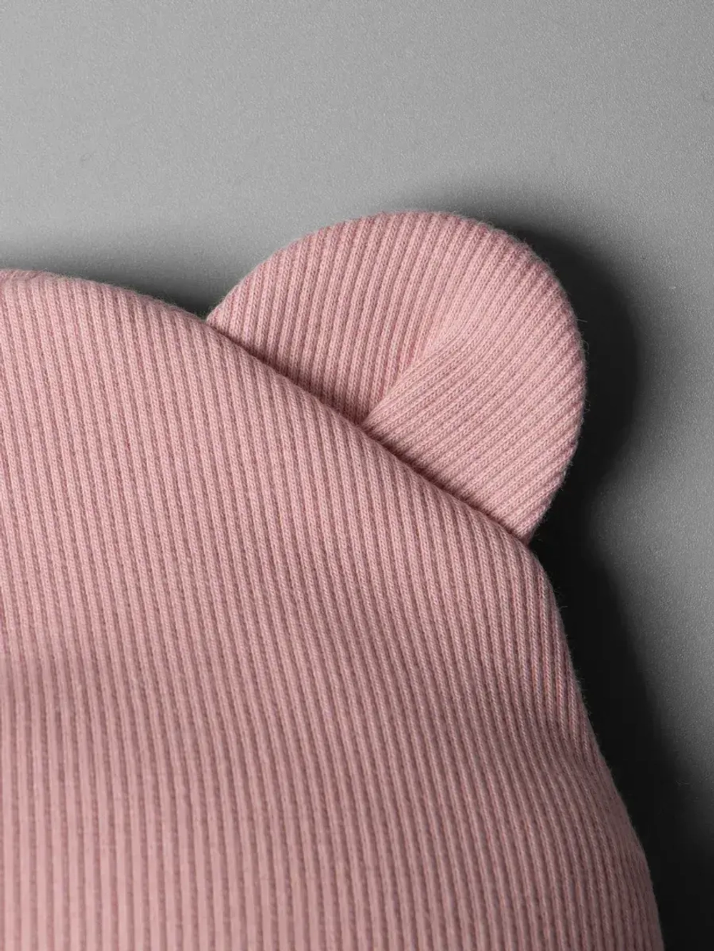 Шапка детская на осень с ушками