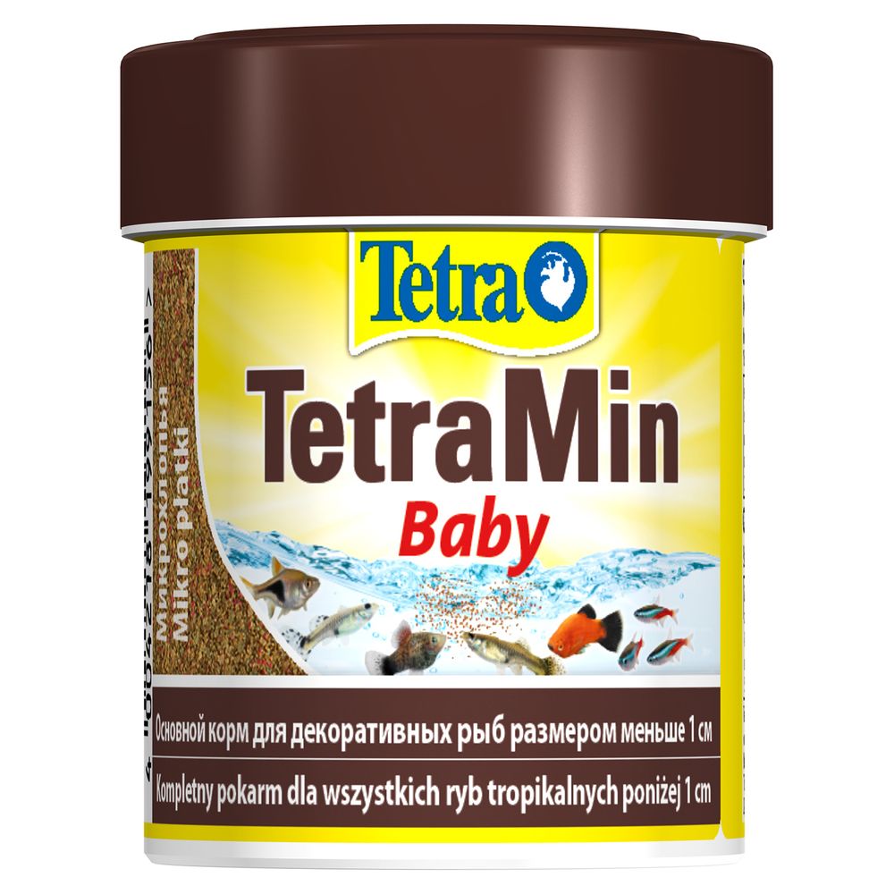 Tetra Min Baby корм для мальков до 1 см мелкая крупа 66 мл