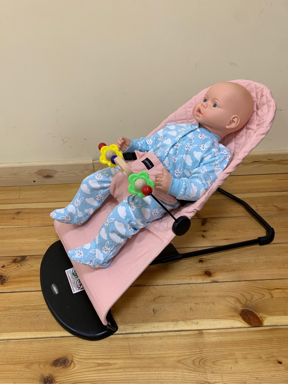 Шезлонг LM - 123 Розовый