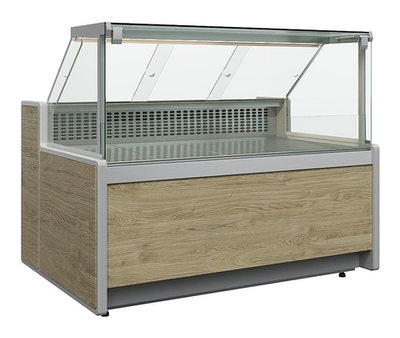 Витрина холодильная Carboma GC111 SL 1,5-1 1010 (статика, газлифт, без боковин)