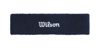 Повязка на голову теннисная Wilson Terry Logo - classic navy