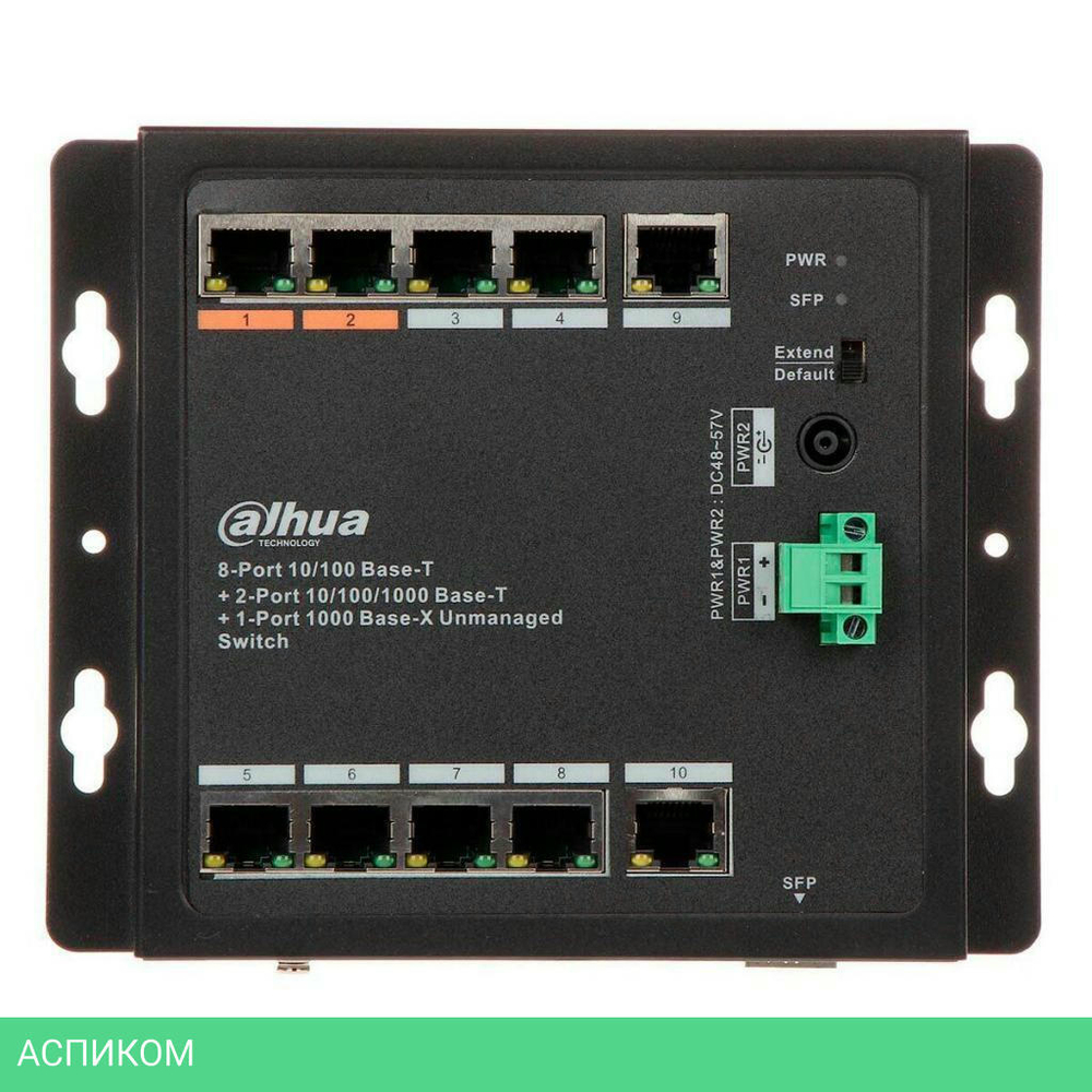 Коммутатор Dahua DH-PFS3111-8ET-96-F