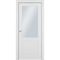 Купить Дверь эмаль Классика 2 белая остеклённая