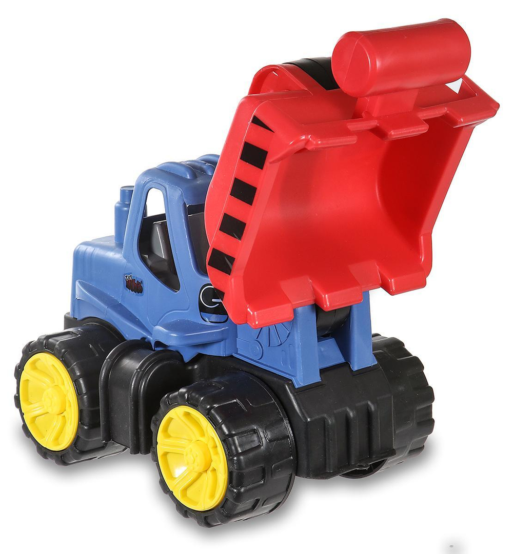 Пластмассовая игрушечная машина "Большой Погрузчик", сетка (46*19*23 см), сетка