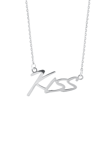 Колье на цепочке "Kiss"