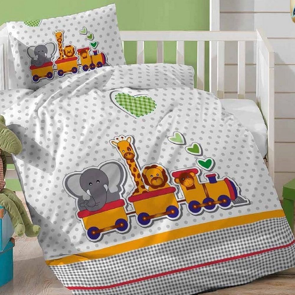 Комплект постельного белья &quot;РУ. BABY ИВТЕКС&quot; дизайн: D-022, поплин, 100% хлопок.