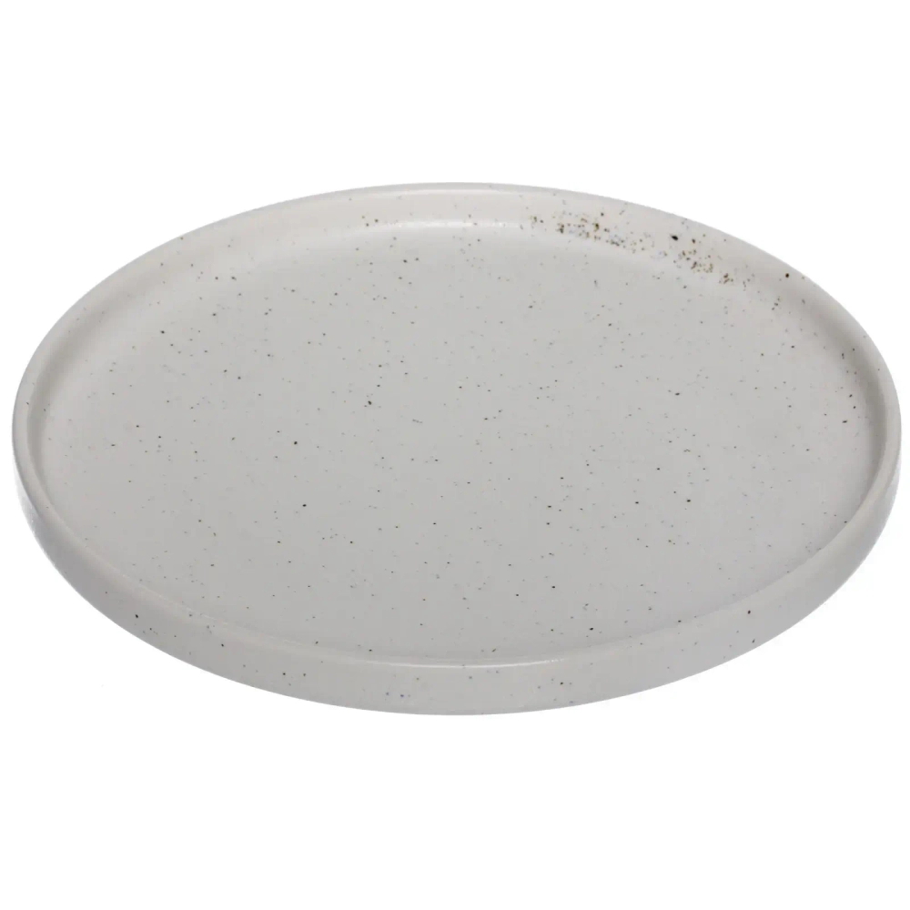 Тарелка керамическая для стейка «Perfetto» 19,7*2,5см, белая