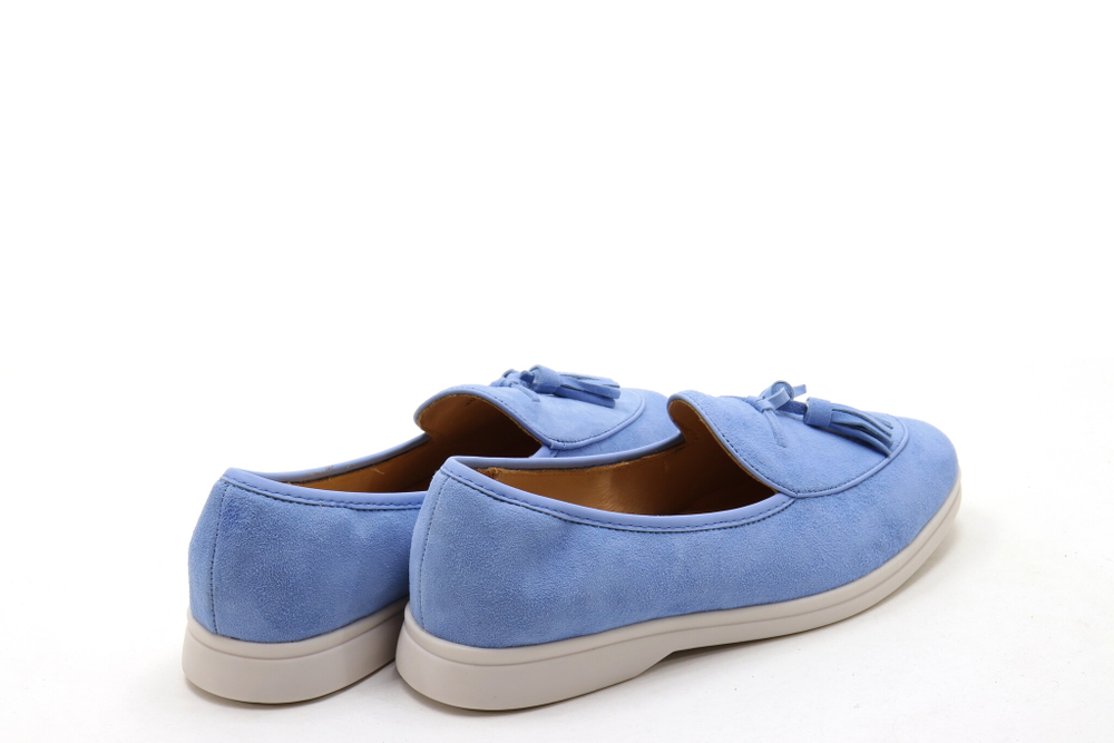 Лоферы нат. замша (36-40)р. / шт.