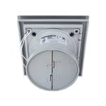 Энергосберегающий бесшумный вентилятор ММ-Р 01 UE пластик овал 100 м³/час 5,5 Вт с обратным клапаном хром