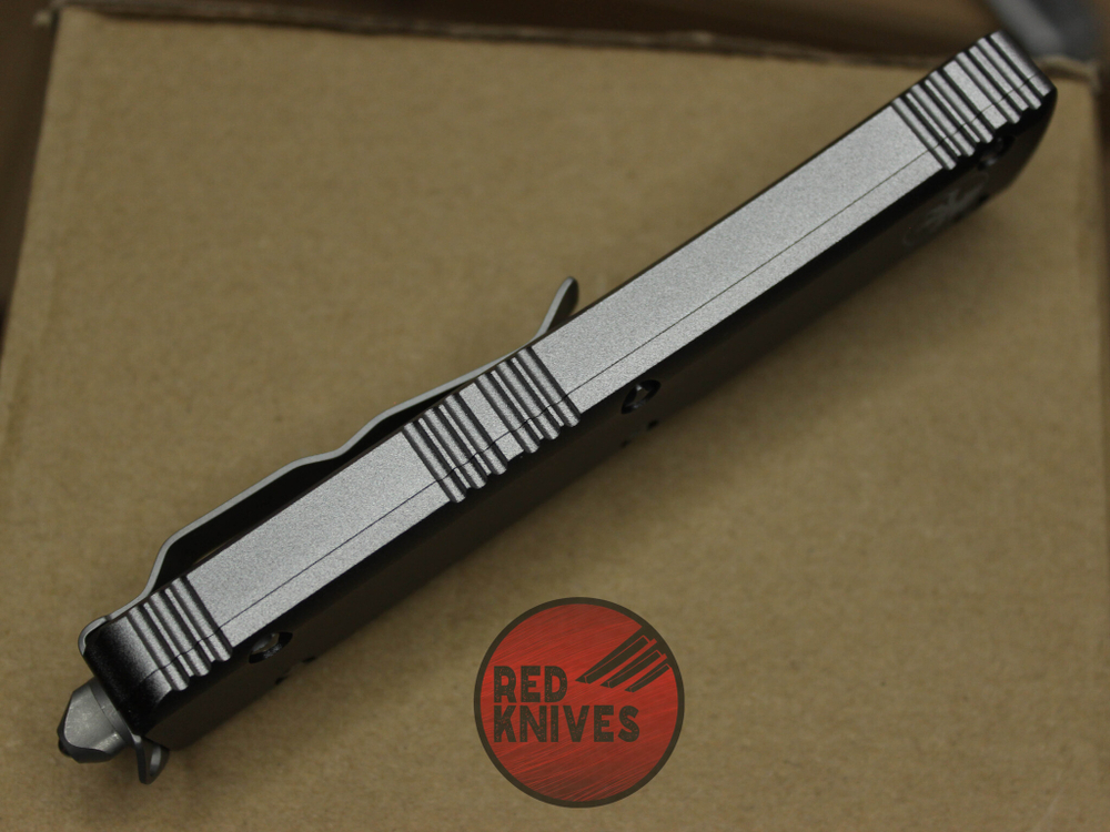 Нож Microtech Ultratech Tanto T/E A+++ - серая рукоять, клинок апокалиптик