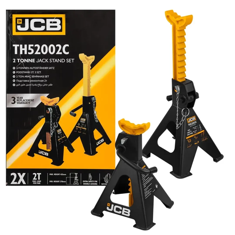 Подставка ремонтная 2т (h min 278mm, h max 425mm), к-т 2шт JCB JCB-TH52002C