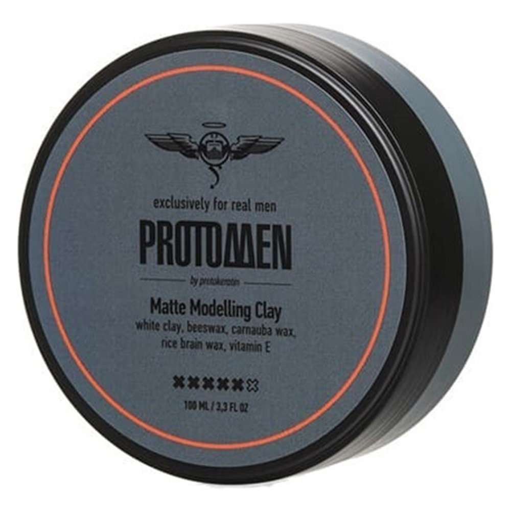 Моделирующая матовая глина сильной фиксации Protokeratin Matte Modelling Clay 100мл