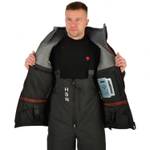 Костюм-поплавок мужской зимний "Rescuer II comfort" -40, hardguard, махагон, ХСН