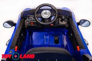 Детский электромобиль Toyland Mini Cooper синий фото №7