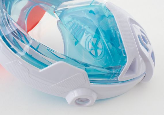 Маска полнолицевая Seac Fun белый/оранжевый